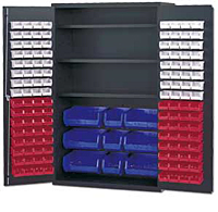Storage Cabinet & Bin Combo