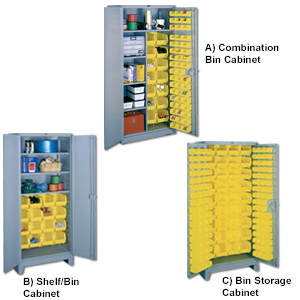 Heavy Duty All-Welded Bin Cabinets, Plastic Bin Welded Cabinet, Bin Storage  Cabinet, Security Cabinet with Bins, Plastic Bin