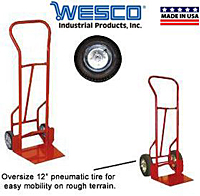 Wesco® Heavy-Duty Shovel Nose Trucks