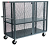 Mesh Security Truck - Bottom and 1 Adjustable Shelf (TVR248-P6, TVR360-P6)